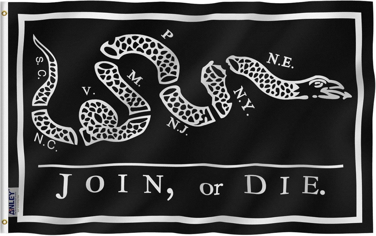 Join or Die Flag - Flags & Freedom Co.