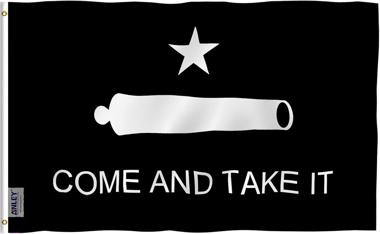 Come and Take It Flag (black) - Flags & Freedom Co.