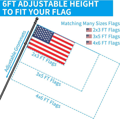 Stainless Steel Flag Pole House Kit - Flags & Freedom Co.