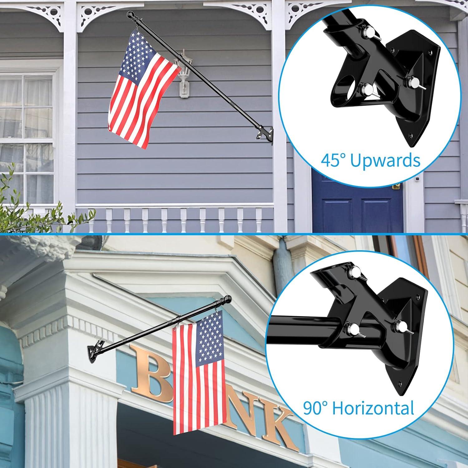 Stainless Steel Flag Pole House Kit - Flags & Freedom Co.