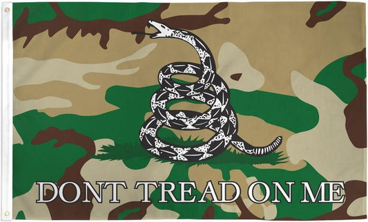 Don't Tread On Me Flag (camo) - Flags & Freedom Co.