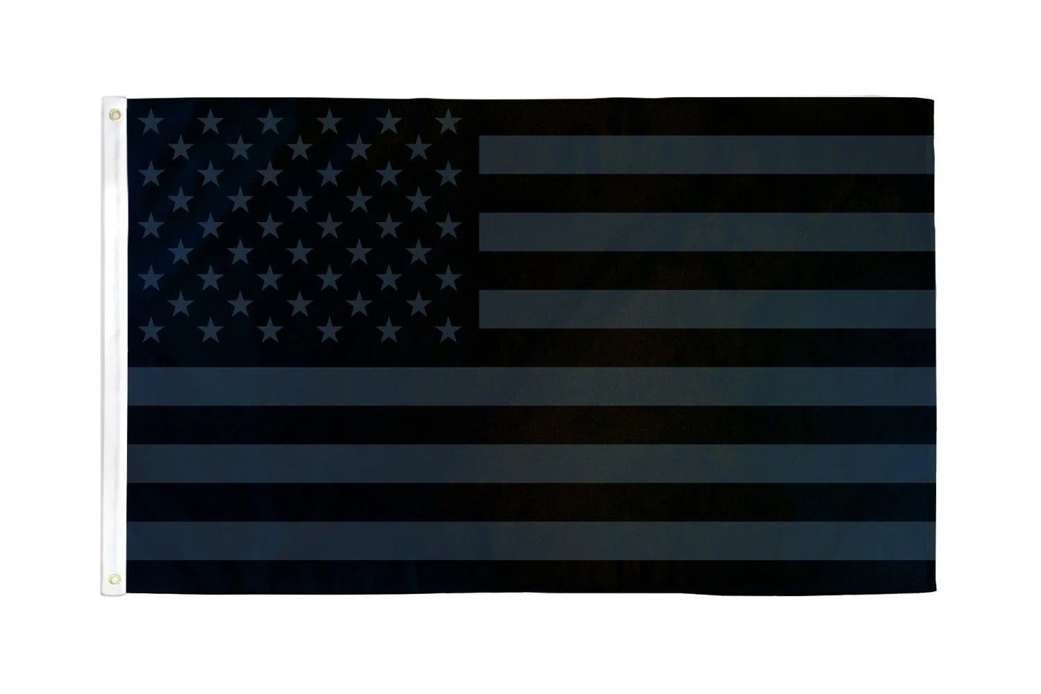 USA (Blackout) Flag 3X5Ft Poly