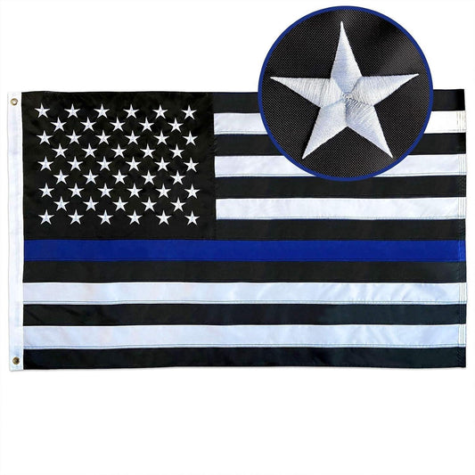 Thin Blue Line American Flag - Flags & Freedom Co.